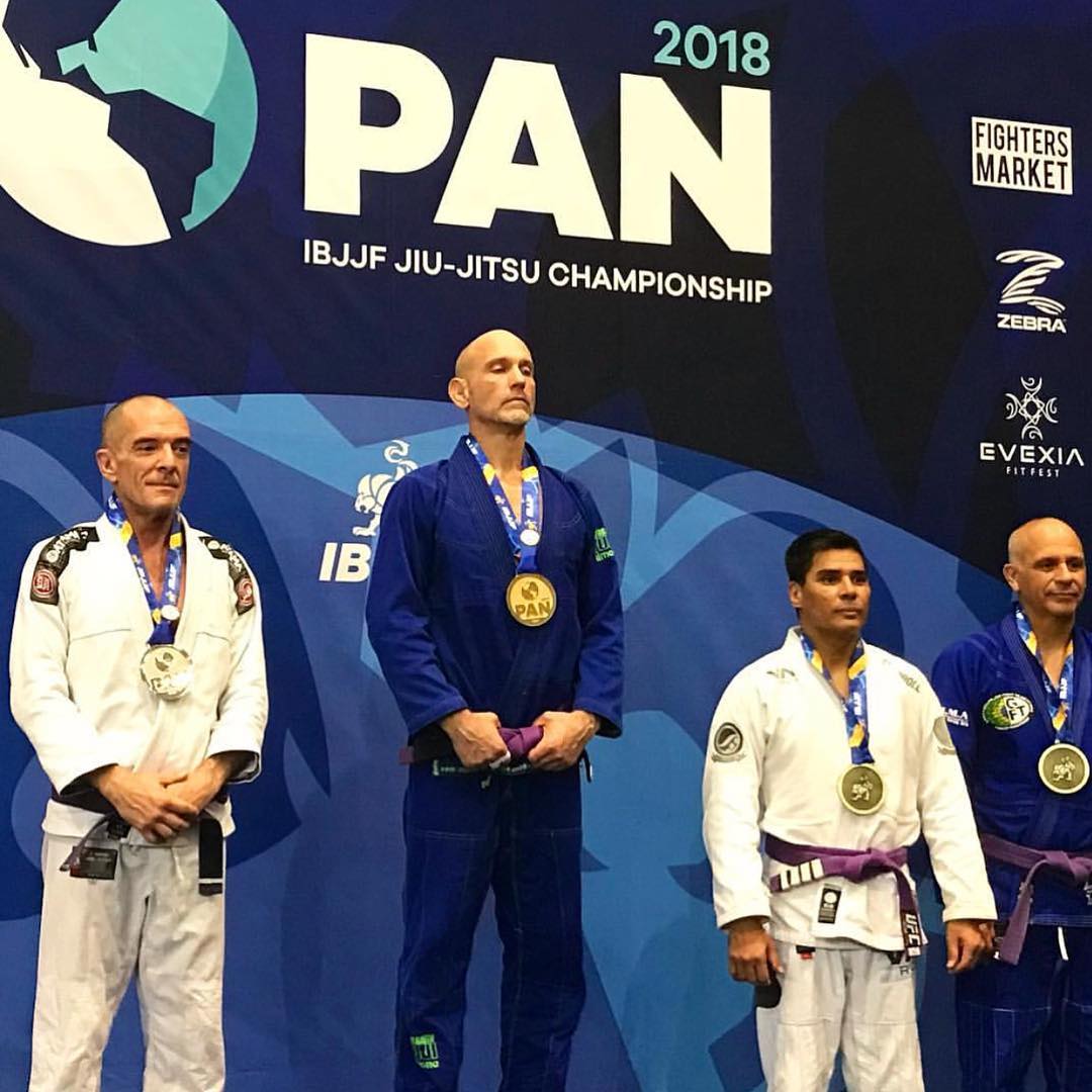 Zingano BJJ IBJJF Pan Championship gold medal podium