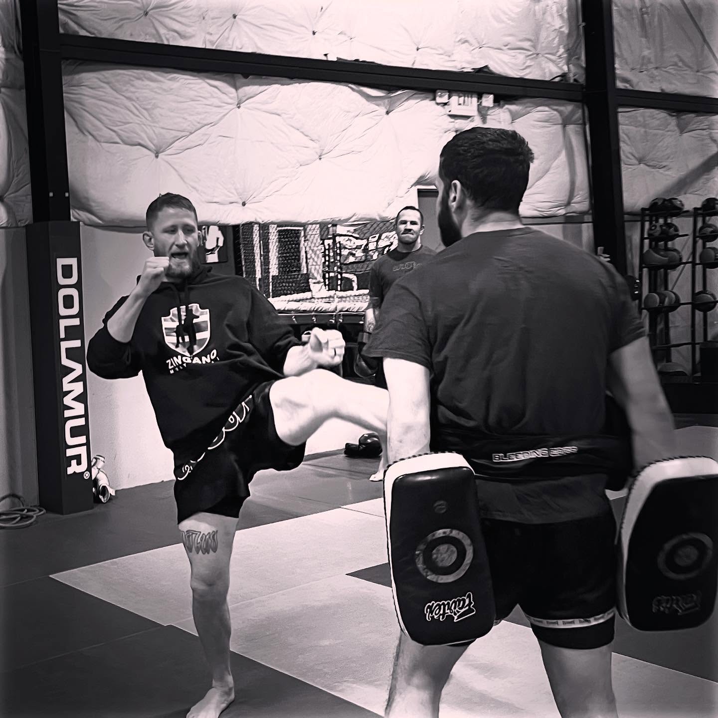 Muay Thai coaching at Zingano BJJ Broomfield Colorado