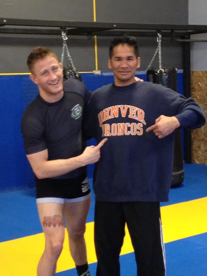 Sakmongkol Sithchuchok and Matt Simms